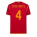 AS Roma Bryan Cristante #4 Hemma matchtröja 2023-24 Kortärmad Billigt